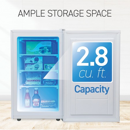 COMMERCIAL COOL Upright Freezer, 2.8 Cubic-Foot CCUN28W
